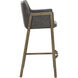 Bernadette 41.75 inch Kendall Grey Barstool